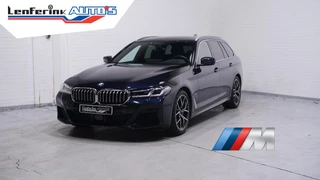 BMW 5-serie 530i M Sport 1e eigen NAP NL-auto Laser light Nappa leder comfort stoelen/memory Harman-kardon 19"-lmv Camera Head-up Apple