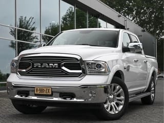 Dodge Ram 1500 5.7 V8 Crew Cab 5'7 Longhorn Uitlaatklep-LUID-Trekhaak Lucht 360Camera Zetels+Vent.