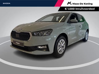 Hoofdafbeelding Škoda Fabia Škoda Fabia Selection 1.0 TSI 85 kW / 115 PK Hatchback 7 versn Timiano green | Trekhaak afneembaar | 1000,- inruilbonus
