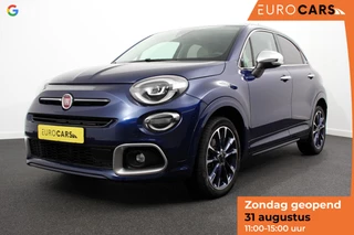 Fiat 500 X Fiat 500X 1,4 Turbo 150pk Yacht Club Automaat  Leder Navigatie Audio Canvas vouwdak Adaptive Cruise Control Camera Dab Led 18"Lmv Extra getint glas