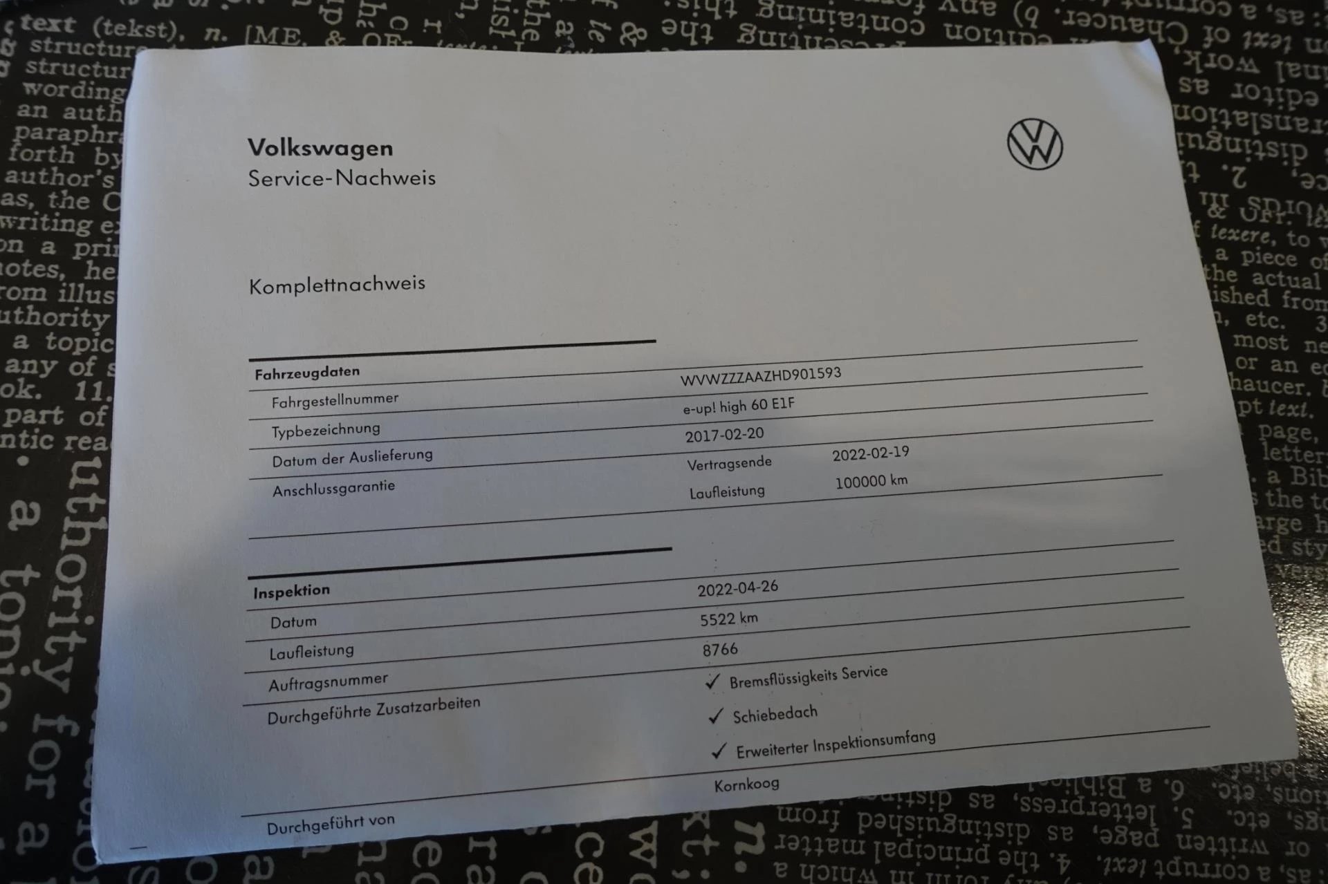 Hoofdafbeelding Volkswagen e-up!