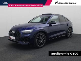 Audi Q5 Sportback 50 TFSIe 220kW/299PK S Line · Panoramadak · Camera · Head-UP Display · Luchtvering · Trekhaak ·