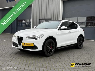 Hoofdafbeelding Alfa Romeo Stelvio Alfa Romeo Stelvio 2.0 T AWD Sprint Panodak Leer Navi Carplay Camera BTW Auto!