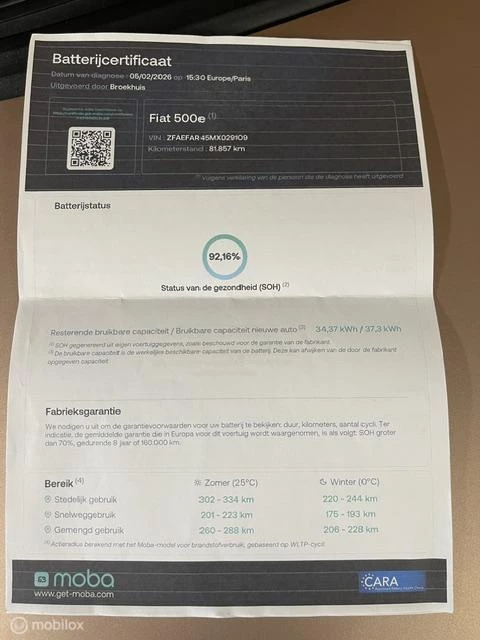 Hoofdafbeelding Fiat 500