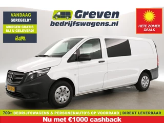 Mercedes-Benz Vito 116 CDI Extra Lang | 164PK | Dubbele Cabine | 5 Persoons | Airco Camera Carplay Cruise Navigatie PDC