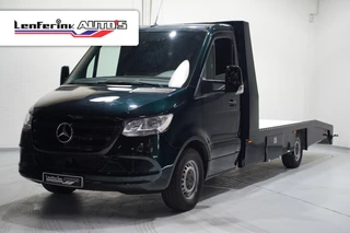 Hoofdafbeelding Mercedes-Benz Sprinter Mercedes-Benz Sprinter 316 CDI 163 pk Autotransporter Luchtvering Trekhaak 3.500 kg, Bumper in Kleur, Zwarte Grille, 2-Zits