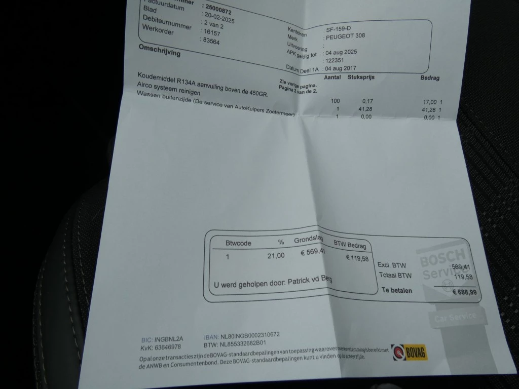 Hoofdafbeelding Peugeot 308