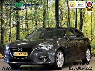 Mazda 3 2.0 HP GT-M | 165 Pk | Head-Up Display | Cruise Control | Afneembare Trekhaak | Keyless | Parkeersensoren | Bose | Stoelverwarming |