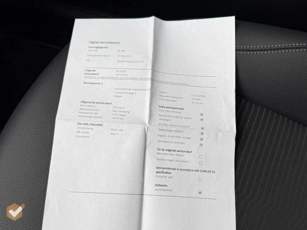 Hoofdafbeelding Mercedes-Benz B-Klasse