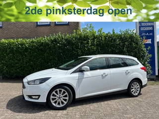 Ford Focus Wagon 1.0 Titanium Climate C, Cruise C, Navigatie, Pdc!!!! PINKSTERSHOW MAANDAG 25-05 ZIJN WIJ GEOPEND VAN 9:30 / 16:00!!!!