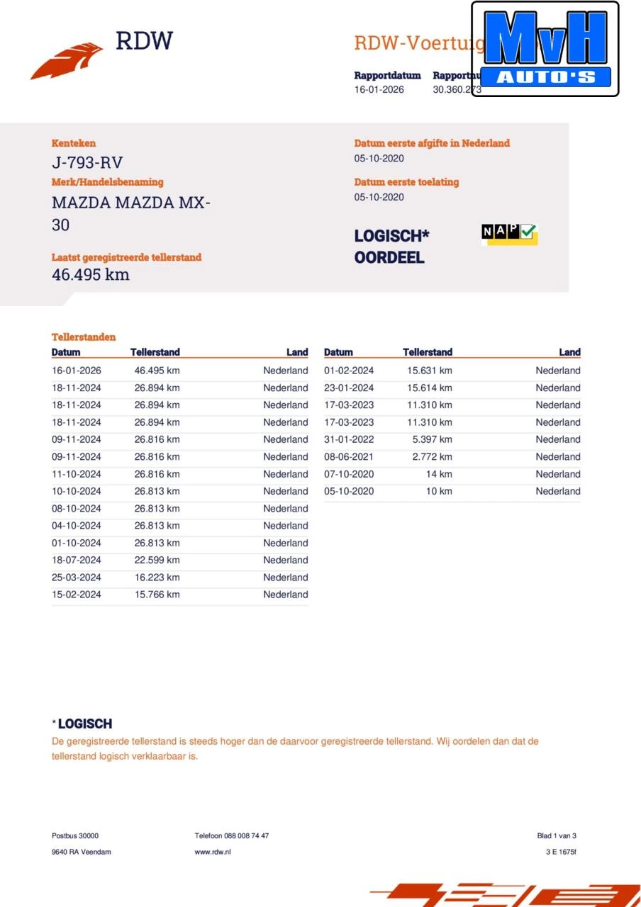 Hoofdafbeelding Mazda MX-30