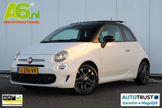 Hoofdafbeelding Fiat 500 Fiat 500 1.0 Hybrid Hey Google Schuifdak 15 inch LMV Half Leder Carplay Navigatie Airco Cruise Control