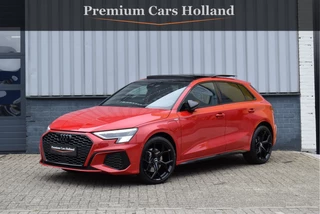 Hoofdafbeelding Audi A3 Audi A3 Sportback 40 TFSI e S-Line Black Ed RS-Stoel Pano Navi Leder Camera ACC 19 Inch 12-2020