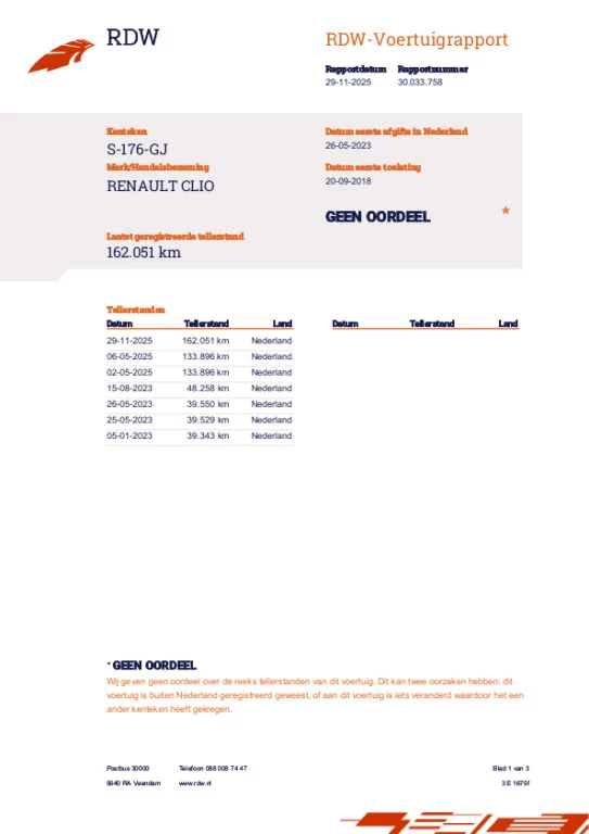 Hoofdafbeelding Renault Clio