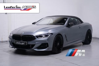 BMW 8-serie 840d xDrive High Executive HUD DAB Harman-Kardon  Softclose driving-assist nachtzicht warmte-comfort pakket connected-service aircollar apple-carplay  Frozen Bleustone met carbon inleg 21"LMV M-Pakket