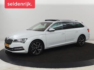 Skoda Superb 1.4 TSI iV Laurin & Klement | Panoramadak |  Stoelventilatie | Leder | Trekhaak | Canton Sound | Virtual Cockpit | Navigatie | Memory | Achterbankverwarming | Full LED | Keyless | Carplay | PHEV