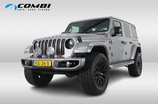 Jeep Wrangler Unlimited 2.2D BRUTE Richmond > *Custom built* | removable Hardtop | 4x4 | Grijs kenteken | 22inch High gloss Black...
