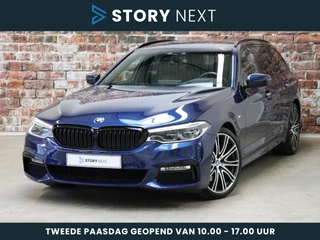 BMW 5 Serie Touring 530i High Executive M Sport Pakket Automaat / Navigatie Professional / Exklusivleder 'Nappa' / 20 Inch / Shadow Line / Comfortstoelen / High-End Audio / Driving Assistant / LED / Head-Up Display / Achteruitrijcamera