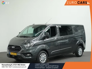 Ford Transit Custom 300 2.0 TDCI L2H1 Limited Dubbele Cabine Automaat Navigatie Airco 2 Schuifdeuren Trekhaak PDC  Carplay  DAB