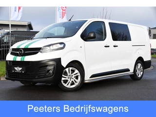 Opel Vivaro 2.0 CDTI L3H1 DC Edition Camera, Cruise, Carplay, Automaat, 2 x Schuifdeur, 122PK, Sensoren, Trekhaak, UNIEK!