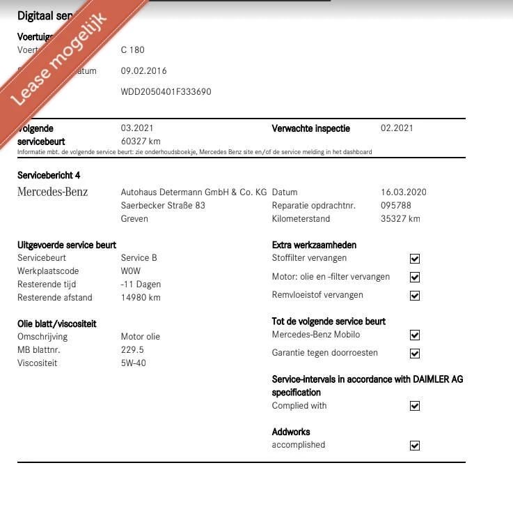 Hoofdafbeelding Mercedes-Benz C-Klasse