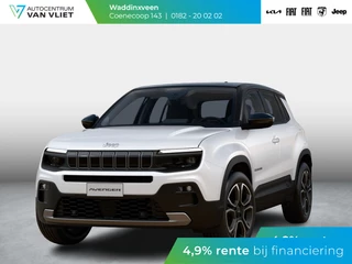 Jeep Avenger Summit 54 kWh | Schuif/Kanteldak | Leder&Winter Pack | Info&Convenience Pack | Full Operational Lease € 599,-