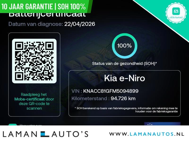 Hoofdafbeelding Kia e-Niro