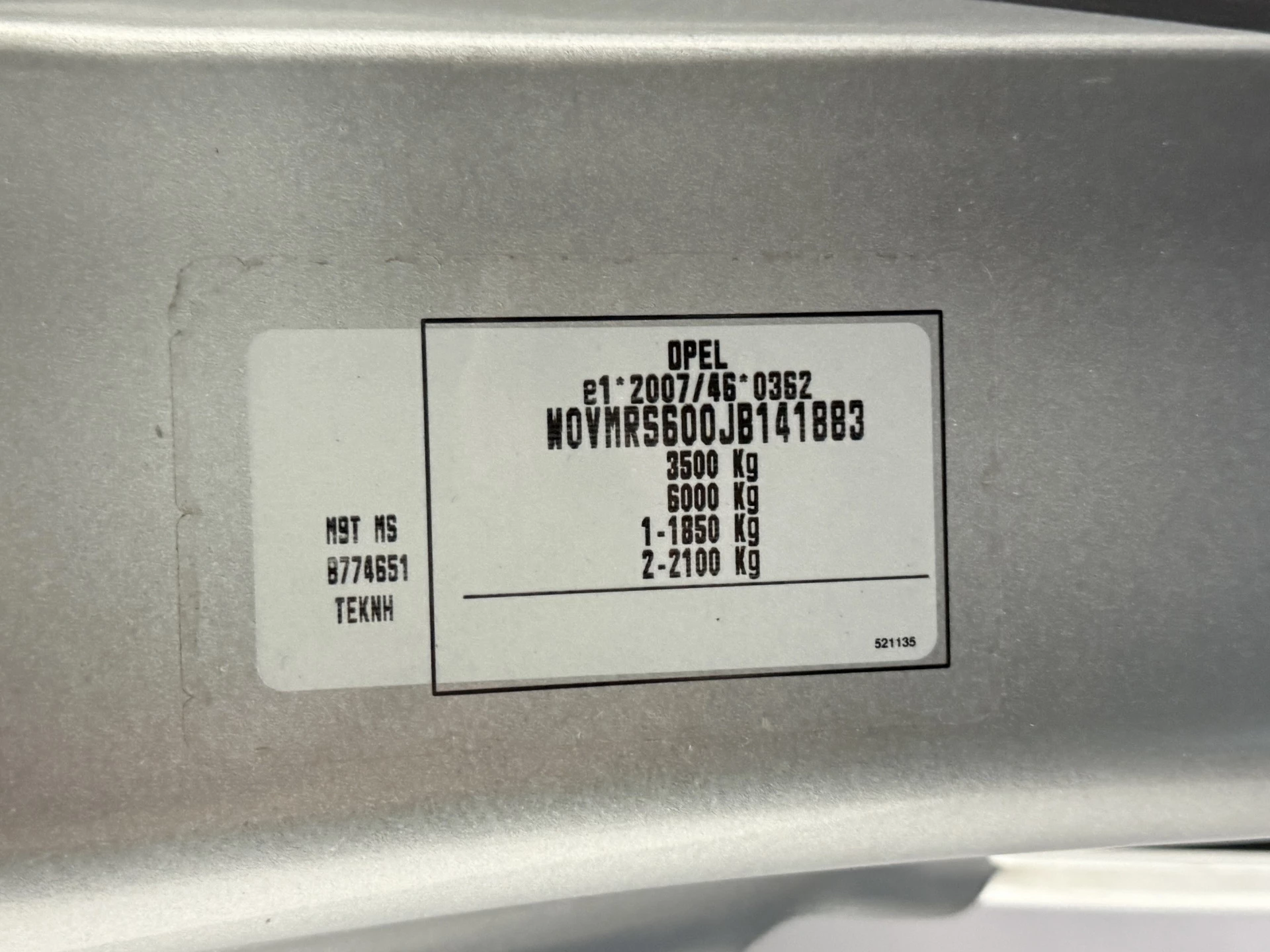 Hoofdafbeelding Opel Movano