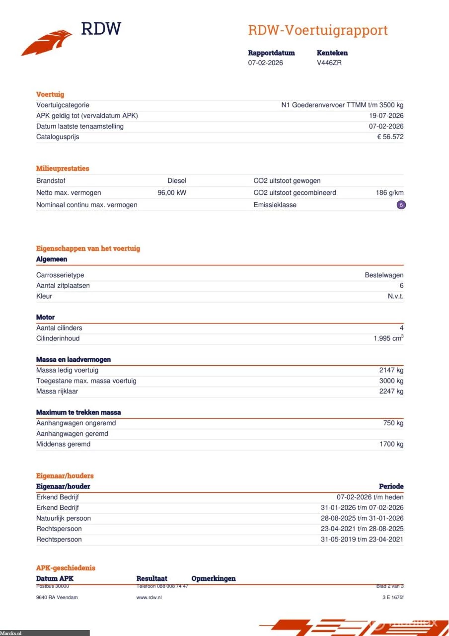 Hoofdafbeelding Ford Transit Custom