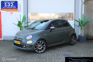 Fiat 500 0.9 TwinAir Turbo Sport Matgroen | Abarth | Leder