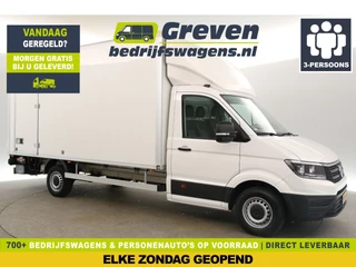 Volkswagen Crafter 35 2.0 TDI 140PK Bakwagen Laadklep Airco Zijdeur Laadbak Lengte 4.51m Cruise 3 Persoons