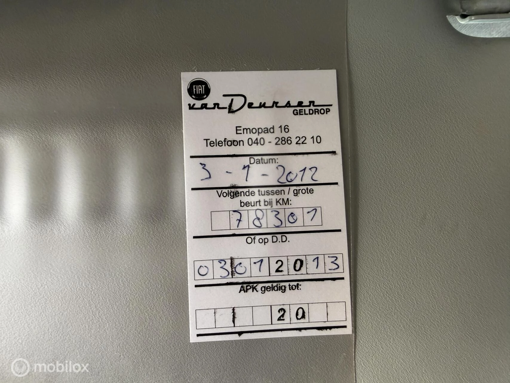 Hoofdafbeelding Fiat Punto