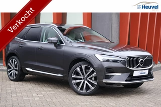 Volvo XC60 T6 Recharge AWD Ultimate Bright | Stoelverwarming | Trekhaak | Leder | HUD | Parkeercamera | H/K | BLIS | Keyless