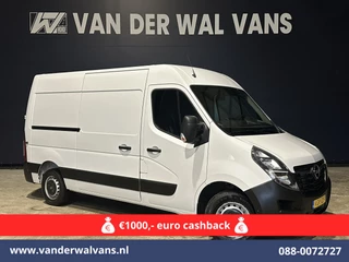 Opel Movano 2.3 Turbo 150pk L2H2 Euro6 Airco | Leder | 2500kg Trekhaak | Navigatie | Camera cruisecontrol, parkeersensoren, LED, bijrijdersbank