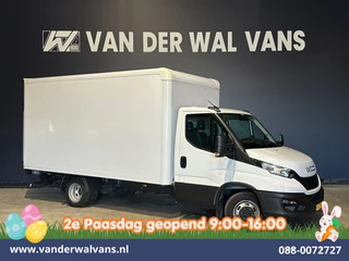 Iveco Daily 35C16H 157pk Dubbel Lucht Bakwagen Laadklep Euro6 Airco | 1010kg laadvermogen Bijrijdersbank