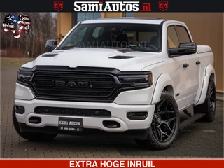 Dodge Ram 1500 Limited Night | 5.7 V8 Hemi Full Option | Comfortabele Dubbele Cabine met Royale 5 Zitplaatsen | De Meest Luxe en Volle Pick-Up in zijn Klasse | BPM vrij | Nu Leverbaar uit Voorraad | Voorraad Nr v45lpr