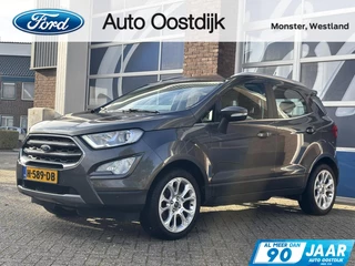 Hoofdafbeelding Ford EcoSport Ford EcoSport 1.0 EcoBoost Titanium 125PK Afn. Trekhaak Winterpack Camera Cruise B&O Navi Climate Keyless Blind-Spot *Compleet*