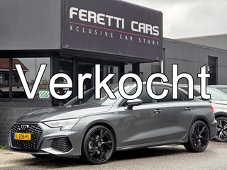 Audi A3 Limousine 30 TFSI AUT7 3x S-LINE BLACK-EDITION SPORTSTOELEN PARKASSIST NAVI DIGIDASH 19-INCH.LMV PDC