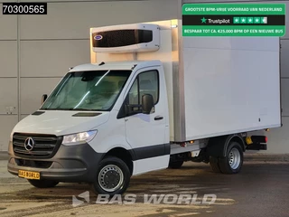 Mercedes Sprinter 515 CDI Bi-Temp Koelwagen Vriezer Achterdeuren Zijdeur Dubbellucht Carrier Xarios 5 380V Stekker 150PK Airco MBUX CarPlay Euro6  Koel Koeler Kühl Kühler Kühlkoffer Vries Vrieswagen Frigo Airco