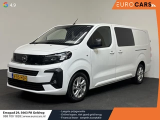 Hoofdafbeelding Opel Vivaro Opel Vivaro 2.0 Diesel 180 S&S L3 Automaat Dubbele Cabine 2 schuifdeuren Android Auto/Apple CarPlay Navigatie Keyless Entry&Start Climate Control Camera Cruise Control Houten afwerking laadruimte Trekhaak lichtmetalen velgen