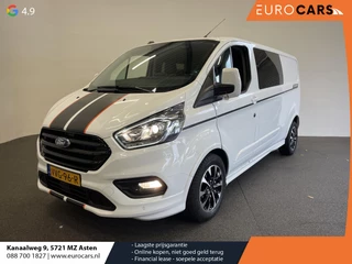 Ford Transit Custom 320 2.0 TDCI L2H1 170PK Sport Automaat Dubbele Cabine Airco Cruise Control Bluetooth Navi Trekhaak