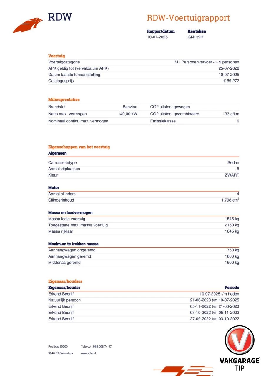 Hoofdafbeelding Audi A6