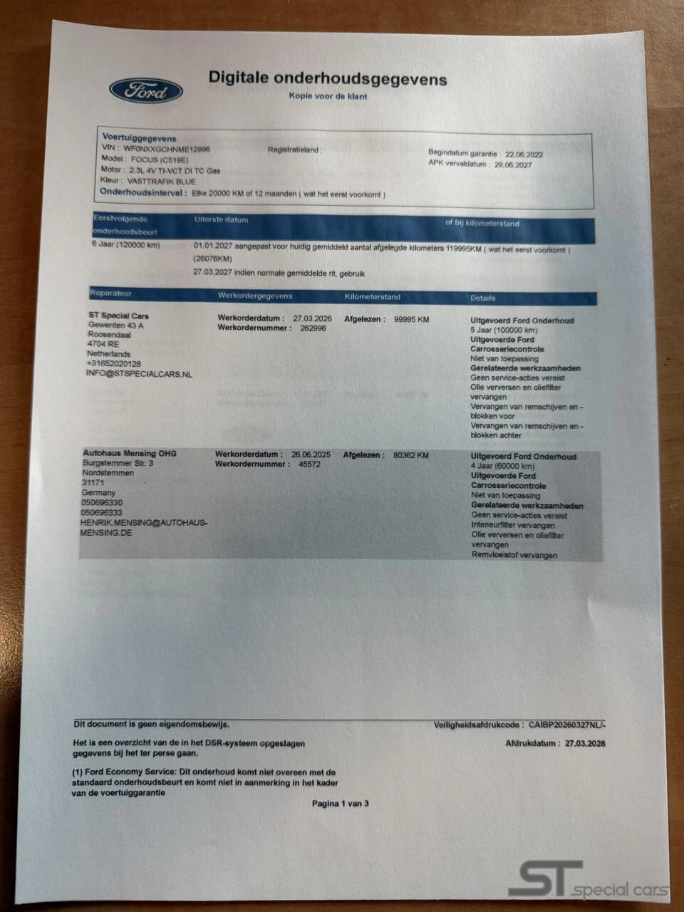 Hoofdafbeelding Ford Focus