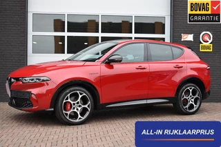 Hoofdafbeelding Alfa Romeo Tonale Alfa Romeo Tonale 1.5T Hybrid 160PK Aut. Veloce | Leder | 360 Camera | Harman Kardon | Stoelverw./koeling | Navi | Incl. garantie.