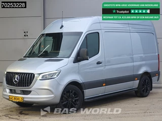 Mercedes Sprinter 319 CDI Automaat L2H2 AMG Black Edition LED 18'' MBUX Camera 11m3 Airco Cruise control