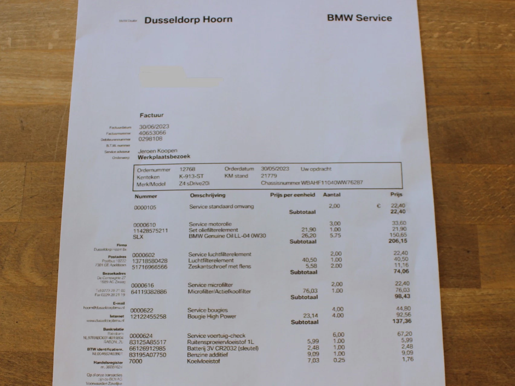 Hoofdafbeelding BMW Z4