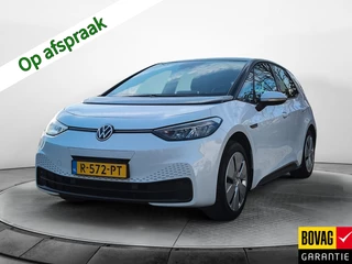 Volkswagen ID.3 Pro 58 kWh (146 PK) 1e-Eig. & Keurig-Onderh. BOVAG-Garantie. NL-Auto. Navigatie/Apple-Carplay/Android-Auto, Adaptive-Cruisecontrol, Keyless-Start, Parkeersensoren-V+A, Stoelverwarming, Stuurverwarming, Licht-Zic Privacy-Glas