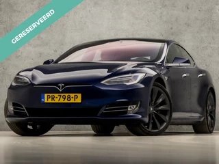 Tesla Model S 90D Performance Pack 422Pk (PANORAMADAK, AUTOPILOT, LUCHTVERING, ALCANTARA HEMEL, SFEERVERLICHTING, NIEUWSTAAT)