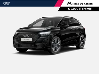 Hoofdafbeelding Audi Q4 e-tron Audi Q4 e-tron 45 quattro S Edition Competition 286 PK · Assist. pakket plus · Comfortpakket · Trekhaak elek. wegklapbaar