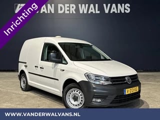 Volkswagen Caddy 2.0 TDI L1H1 inrichting Euro6 Airco | Navigatie | Camera | Cruisecontrol | Trekhaak parkeersensoren, Apple Carplay, Android auto, verwarmde vooruit